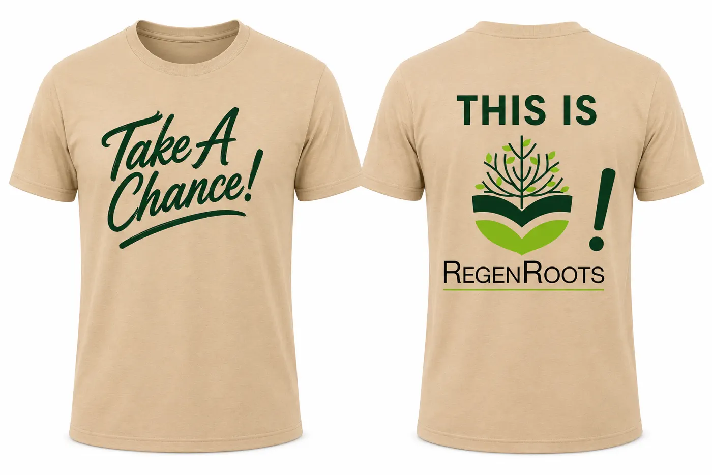 RegenRoots featured T-shirt
